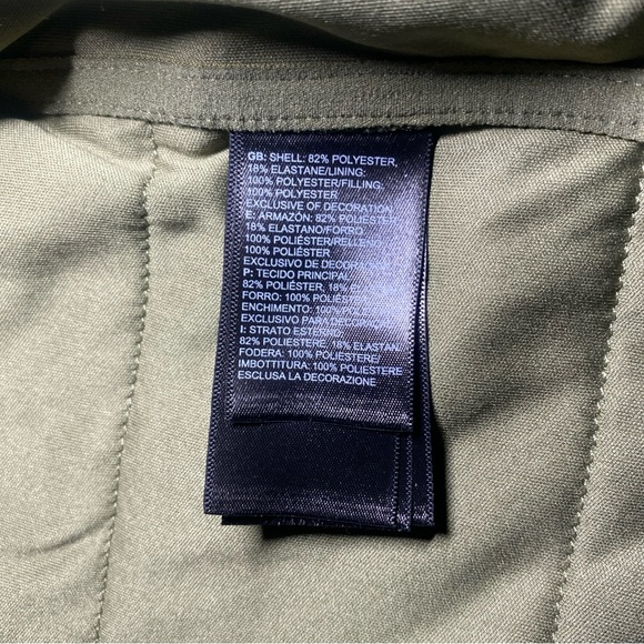 The North Face The Mountain Green Insulated Sweatshirt Hoodie Men’s M 721210 - Picture 7 of 8